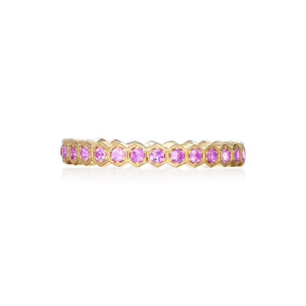 Pink sapphire ring