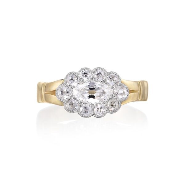 Old cut diamond ring