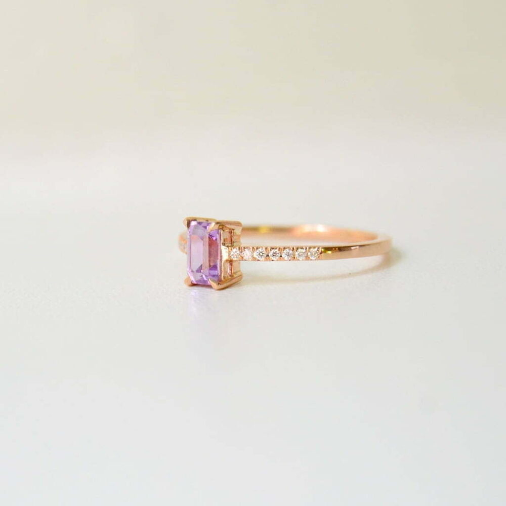 Custom Digu Rosa ring