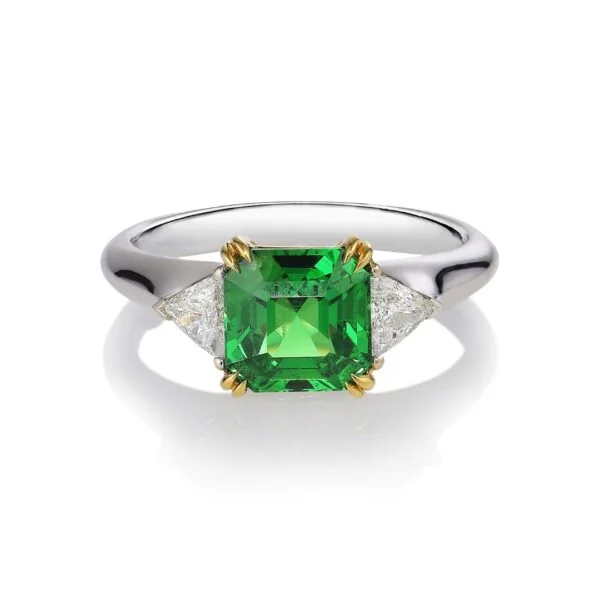 Tsavorite ring