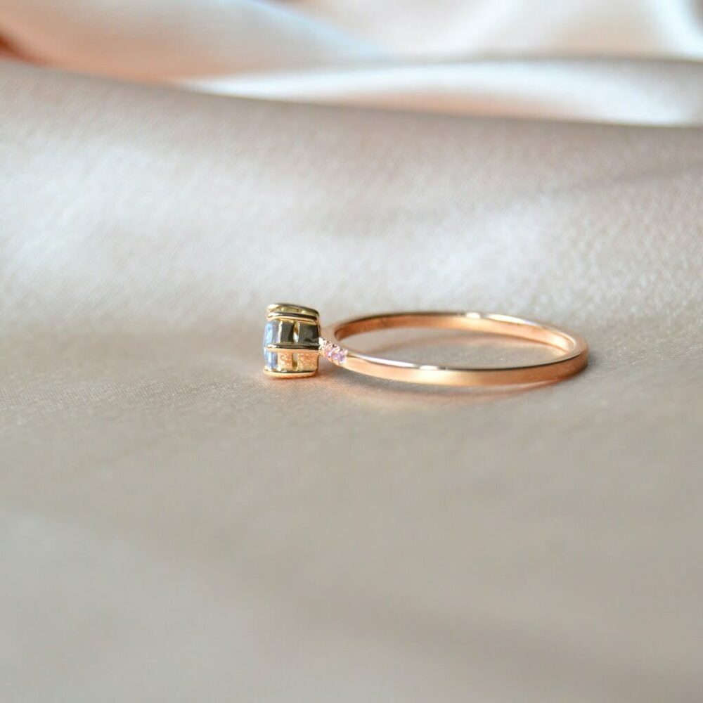 Pastel sapphire ring
