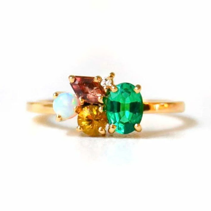 Heirloom Bezel Emerald Ring – Retrouvai