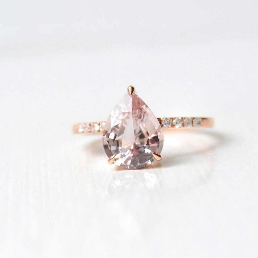 Pear shaped 3ct