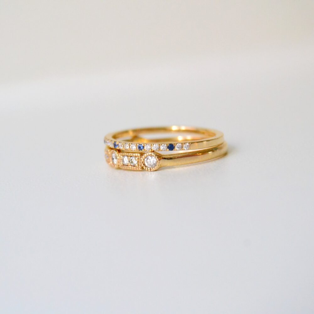 Trine Ji Diamond Stack