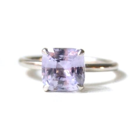 sapphire ring with hidden diamonds in platinum