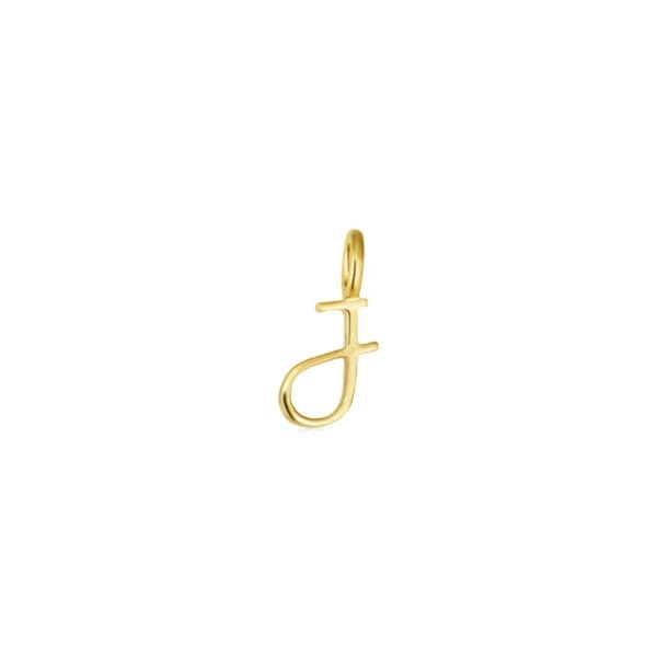 Letter pendant J