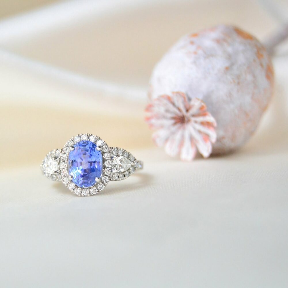 Blue sapphire rings