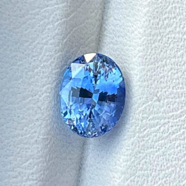 Oval blue sapphire