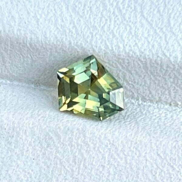 Yellow green sapphire