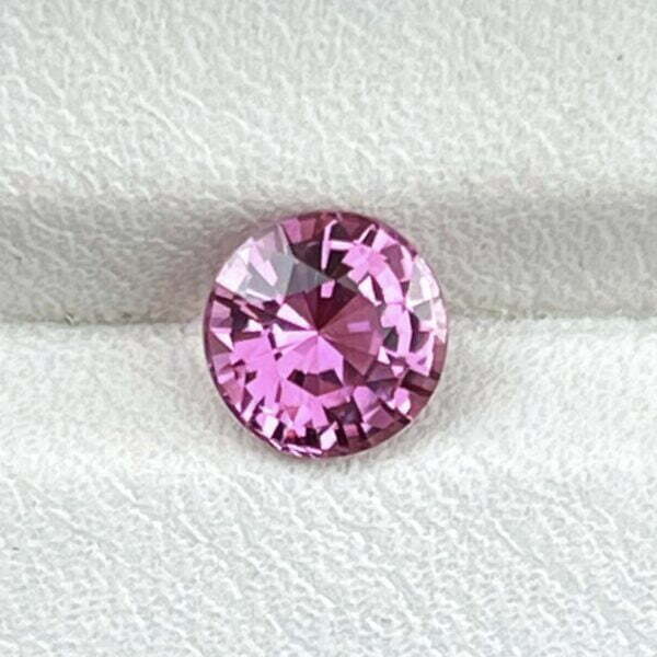 Round pink sapphire