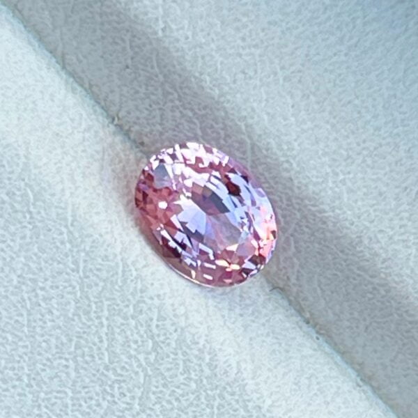 Oval pink sapphire