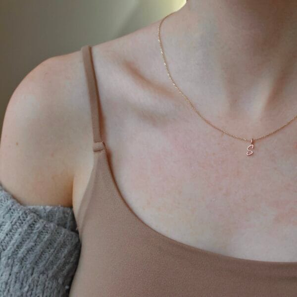 Letter pendant – S