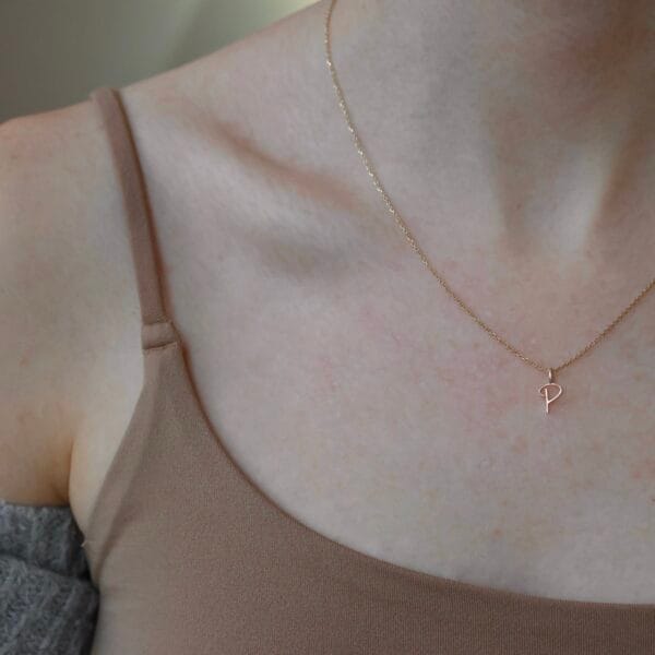 Letter pendant – P