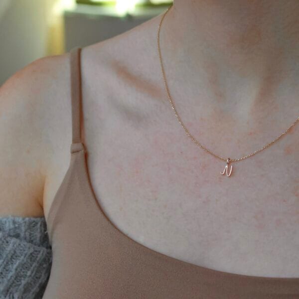 Letter pendant – N
