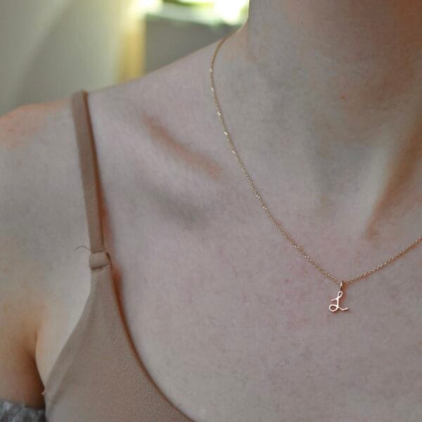 Letter pendant – L