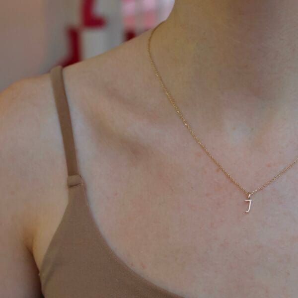 Letter pendant – I