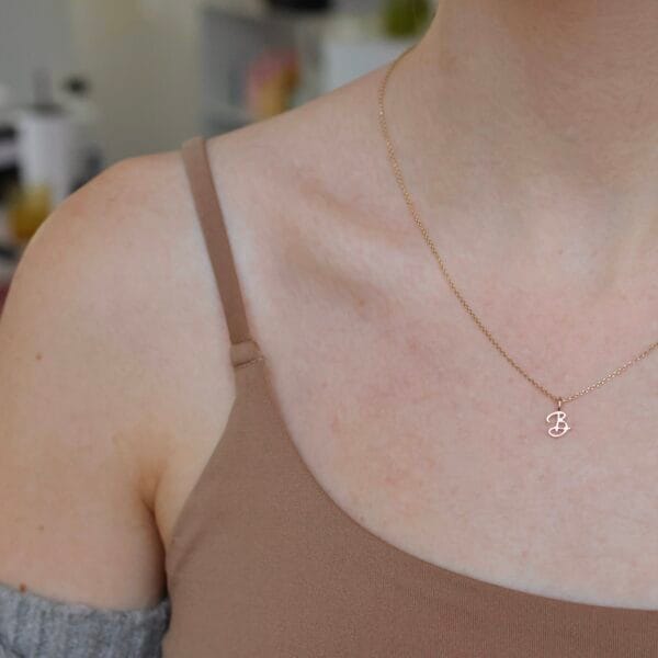 Letter pendant – B