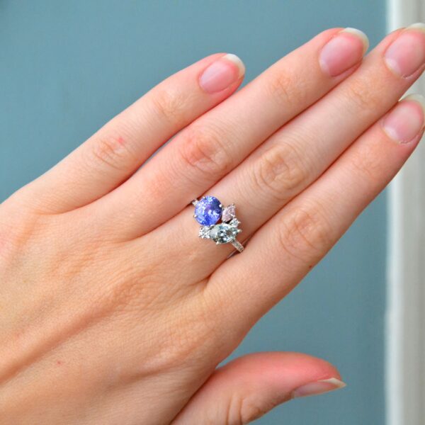 Color Changing Sapphire Ring