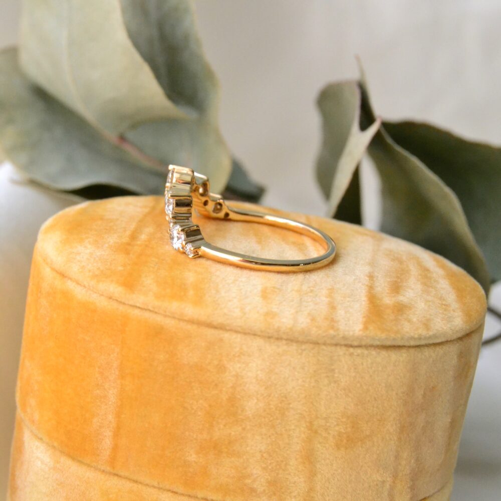 Diamond Crown Wedding Ring