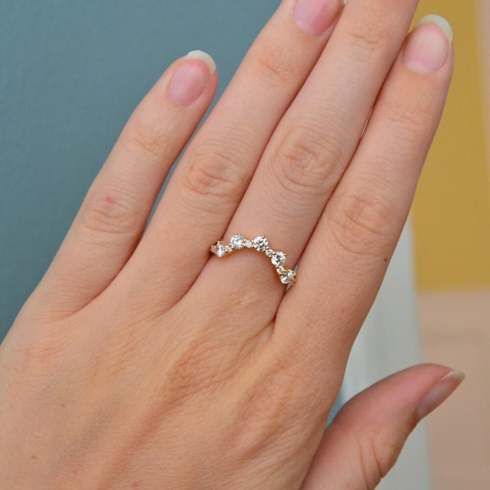 Diamond Crown Wedding Ring